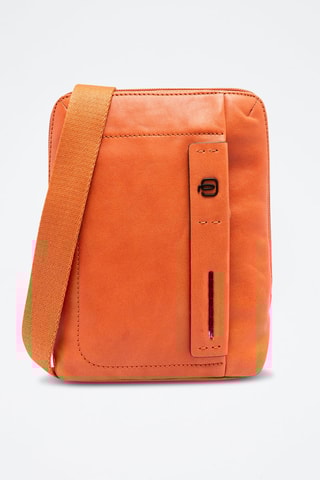 Sac bandoulière iPad Mini en cuir - Orange - Picadro