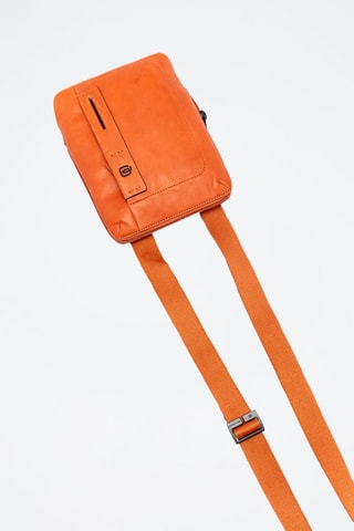Sac bandoulière iPad Mini en cuir - Orange - Picadro