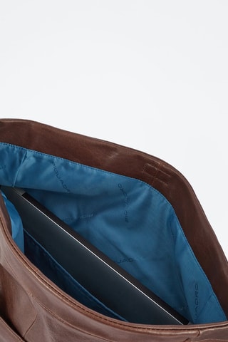 Sac bandoulière en cuir 
Marron - Picadro