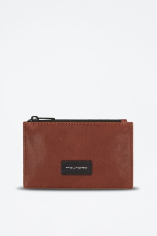 Porte-monnaie en cuir - 
Marron - Picadro