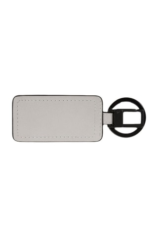Porte-clés en cuir - Noir et gris clair - Picadro