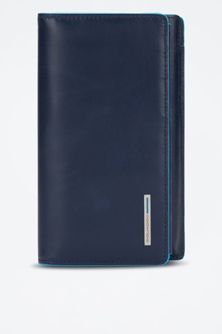 Etui pour smartphone en cuir - Bleu marine - Picadro
