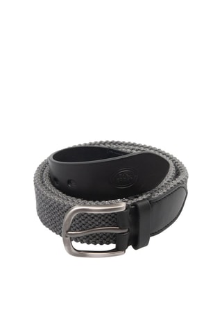 Ceinture en cuir et laine Brunelleschi - Noir et gris - Picadro