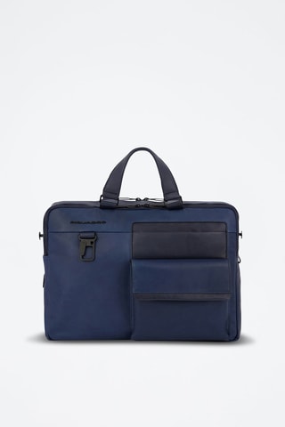 Porte-documents en cuir - Bleu marine - Picadro