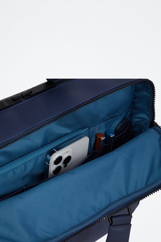 Porte-documents en cuir - Bleu marine - Picadro