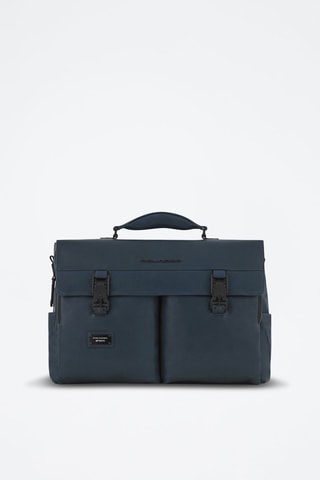 Porte-documents en cuir - Bleu marine - Picadro