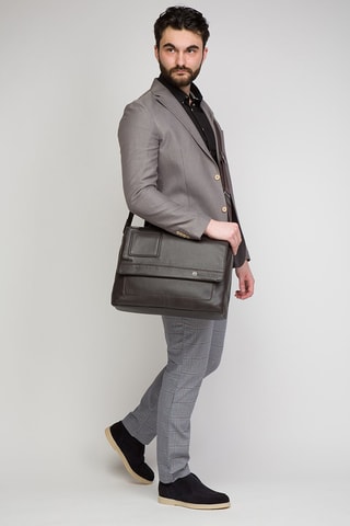 Porte-documents en cuir - Marron - Picadro