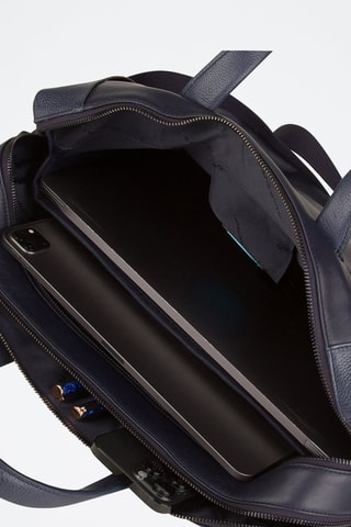 Porte-documents en cuir - Bleu - Picadro