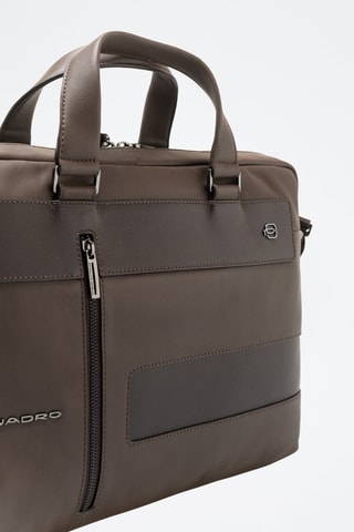 Porte-documents en cuir - Taupe - Picadro