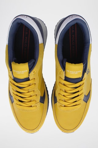 Baskets Cleef - Jaune - US Polo