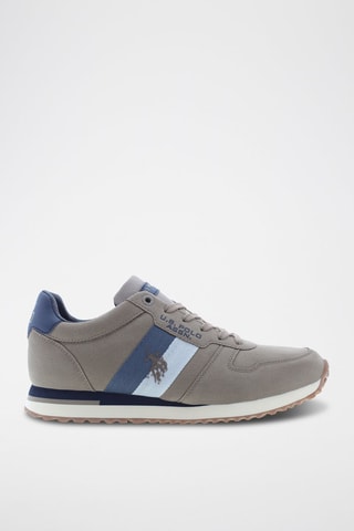 Baskets Xirio - Beige et bleu - US Polo