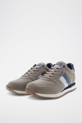 Baskets Xirio - Beige et bleu - US Polo