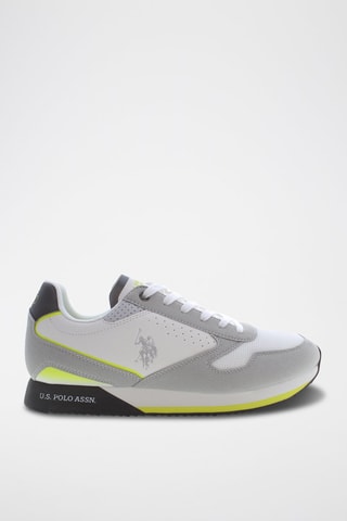 Baskets Nobil - Gris clair et blanc - US Polo