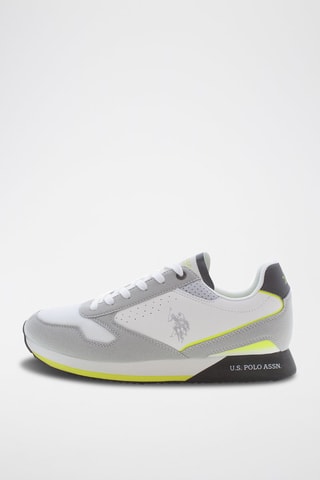 Baskets Nobil - Gris clair et blanc - US Polo