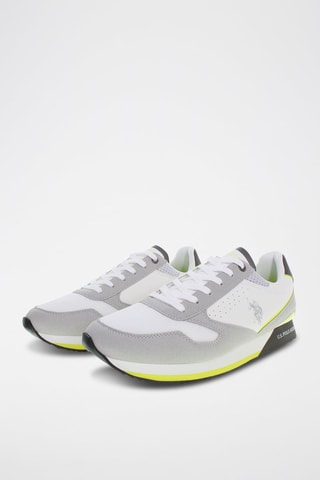 Baskets Nobil - Gris clair et blanc - US Polo