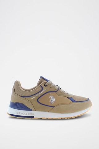 Baskets Tabry - Beige et bleu - US Polo