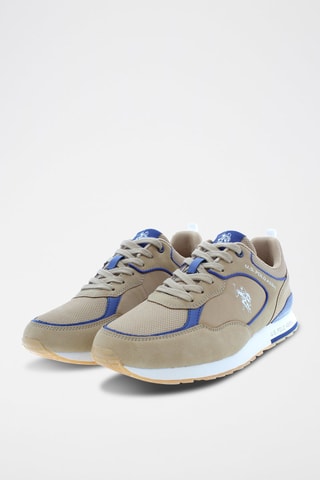 Baskets Tabry - Beige et bleu - US Polo