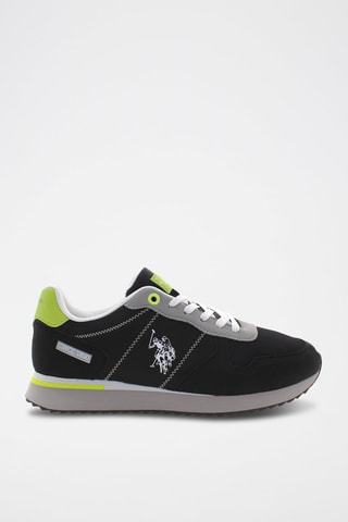 Baskets Altena - Noir et jaune - US Polo