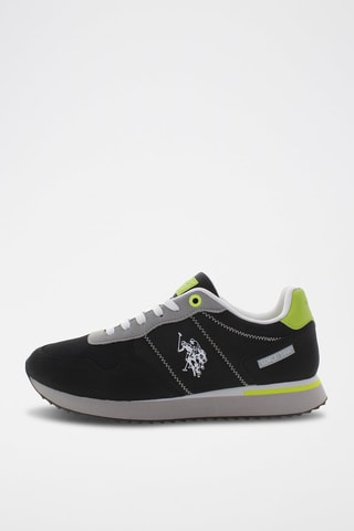 Baskets Altena - Noir et jaune - US Polo
