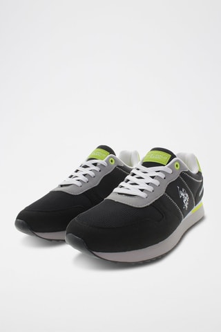 Baskets Altena - Noir et jaune - US Polo