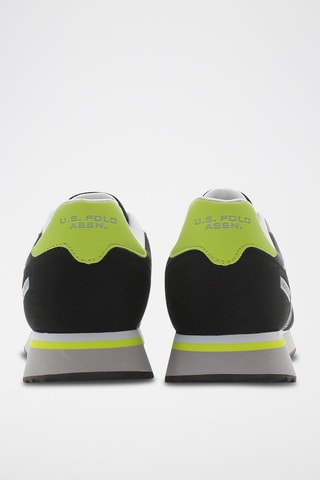 Baskets Altena - Noir et jaune - US Polo