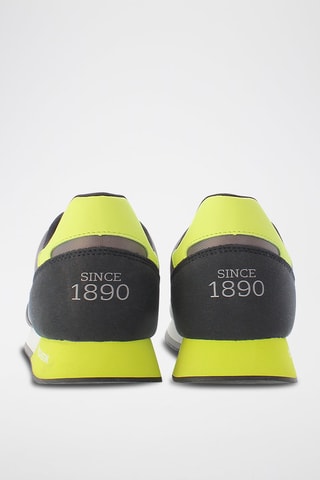 Baskets Nobil - Gris et vert - US Polo
