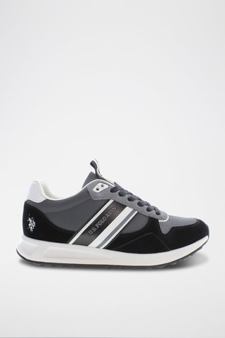 Baskets Logan - Noir et gris - US Polo
