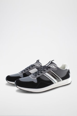 Baskets Logan - Noir et gris - US Polo