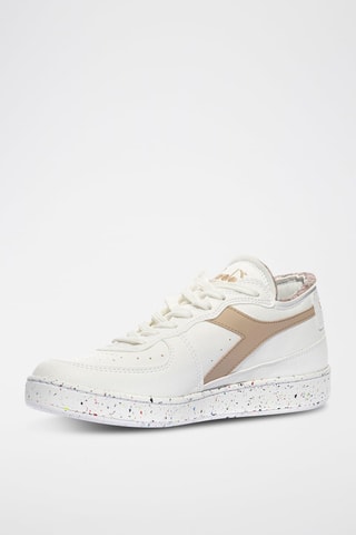 Baskets en cuir Row Cut 2030 - Blanc et beige - Diadora