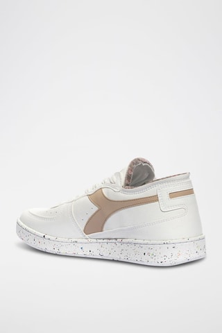 Baskets en cuir Row Cut 2030 - Blanc et beige - Diadora