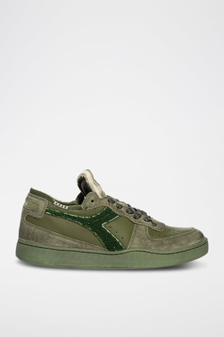 Baskets en cuir Row Cut Terry - Vert - Diadora