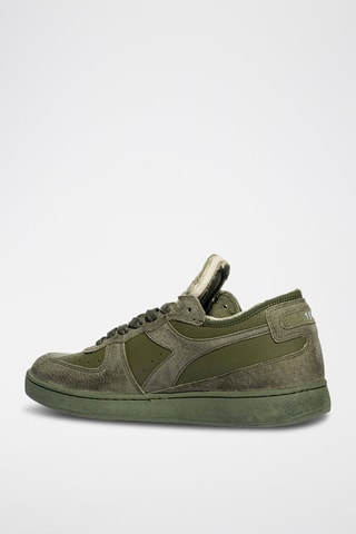 Baskets en cuir Row Cut Terry - Vert - Diadora
