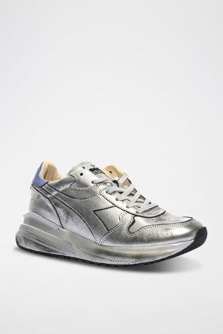 Baskets en cuir Venus Evening Star - Argenté - Diadora
