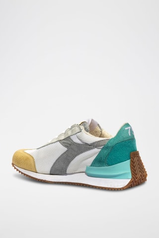 Baskets en cuir Mad - Jaune et turquoise - Diadora