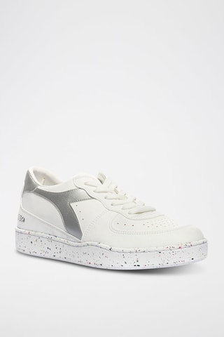 Baskets en cuir 2030 - Blanc et argenté - Diadora