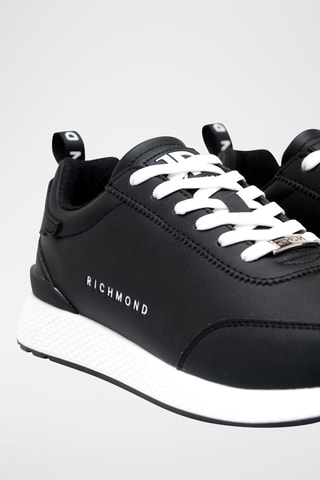 Sneakers en cuir - Noir et blanc - Richmond