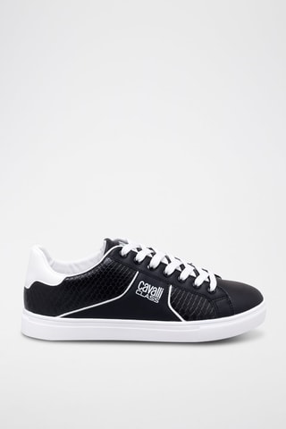 Baskets en cuir - Noir et blanc - Cavalli Class - Richmond