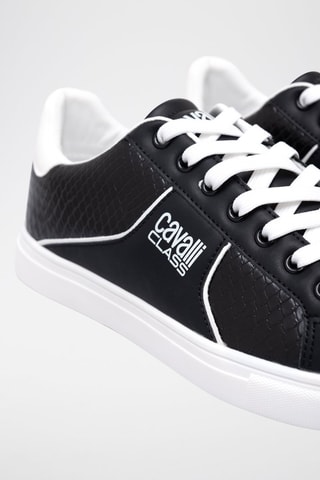 Baskets en cuir - Noir et blanc - Cavalli Class - Richmond