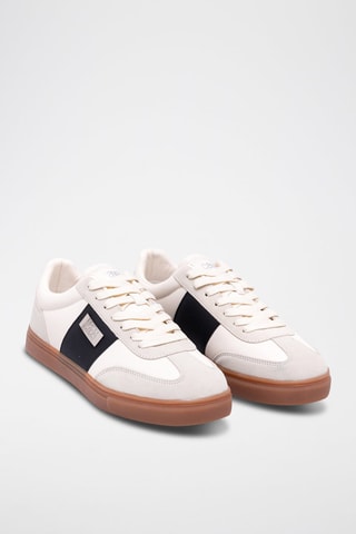 Baskets en cuir - Beige et noir - Cavalli Class - Richmond