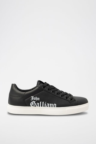 Baskets en cuir de veau - 
Noir - Galliano - Richmond