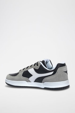 Baskets en cuir Raptor Low SL - Noir et gris - Diadora