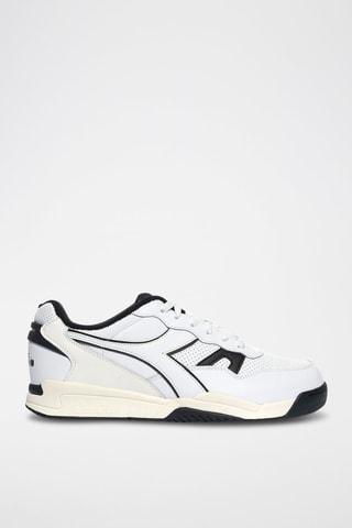 Baskets en cuir Winner - Blanc et noir - Diadora