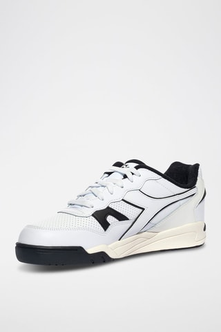 Baskets en cuir Winner - Blanc et noir - Diadora