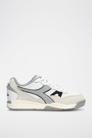 Baskets en cuir Winner SL - Blanc et gris - Diadora