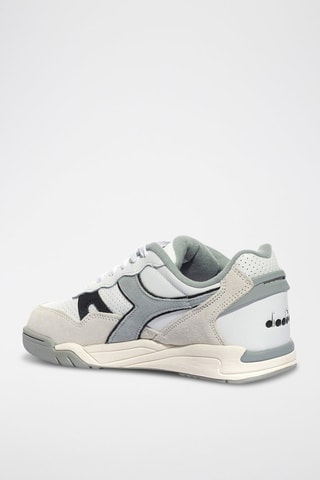 Baskets en cuir Winner SL - Blanc et gris - Diadora