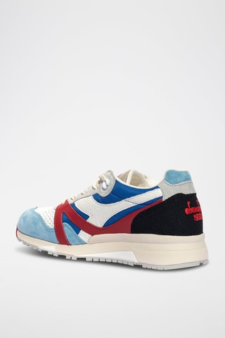 Baskets en cuir N9000 Rally Delta - Bleu et rouge - Diadora