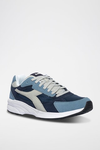 Baskets en cuir D-5000 - Bleu et gris - Diadora