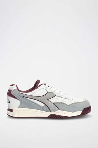 Baskets en cuir Winner SL - Gris et blanc - Diadora
