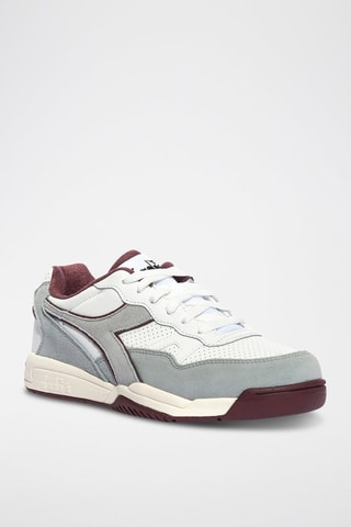 Baskets en cuir Winner SL - Gris et blanc - Diadora