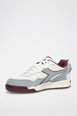 Baskets en cuir Winner SL - Gris et blanc - Diadora